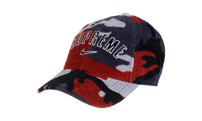 Supreme Nike Arc Corduroy 6-Panel Red Camo