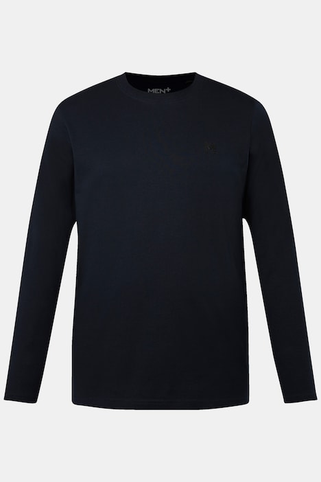Men+ Langarmshirt, Basic, Rundhals, bis 8 XL