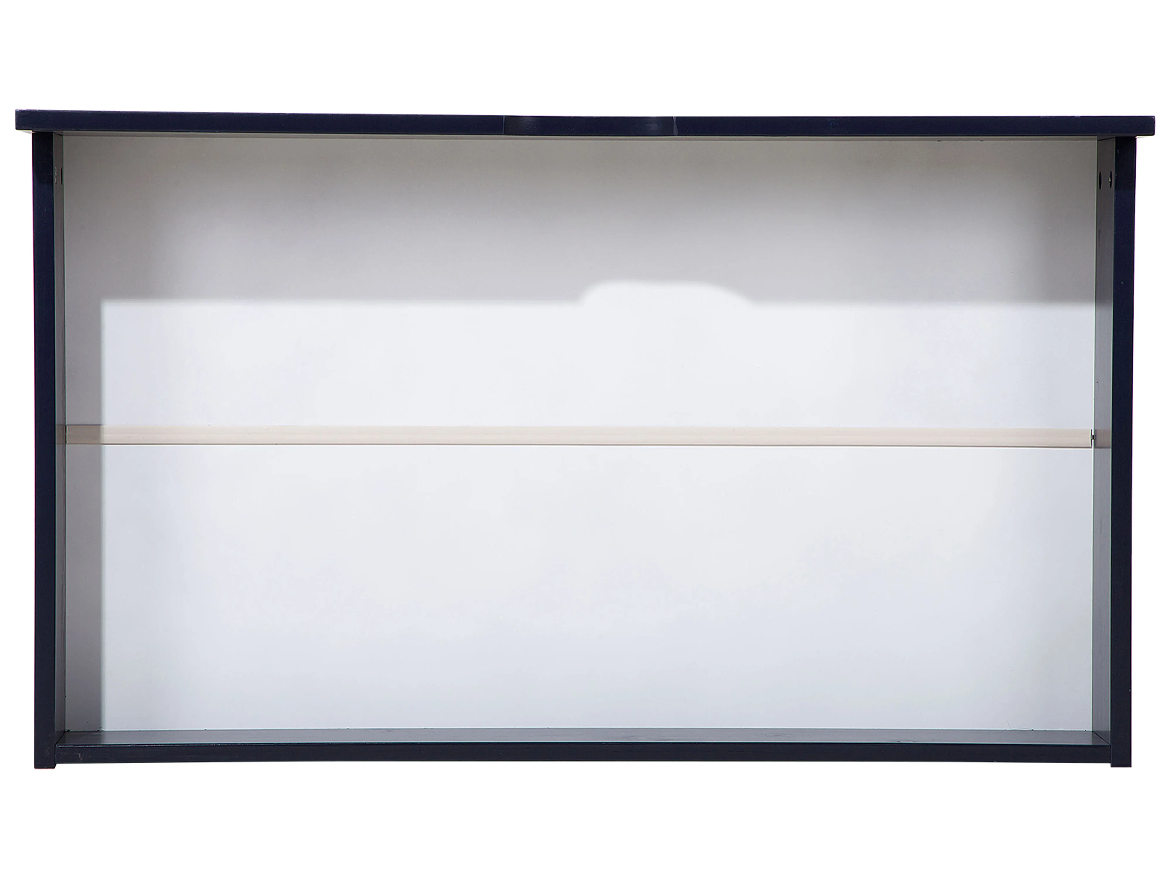 Set van 2 bed opberglades Dennenhout RUMILLY Marineblauw