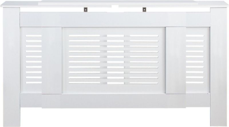 Radiatorombouw - Modern - Wit - Hout - Variabele Afmeting 140-190 cm