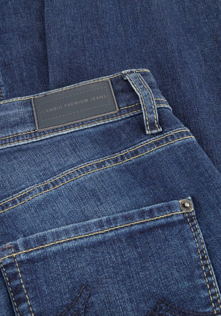 zwarte cambio slim fit jeans 9182-0015/99