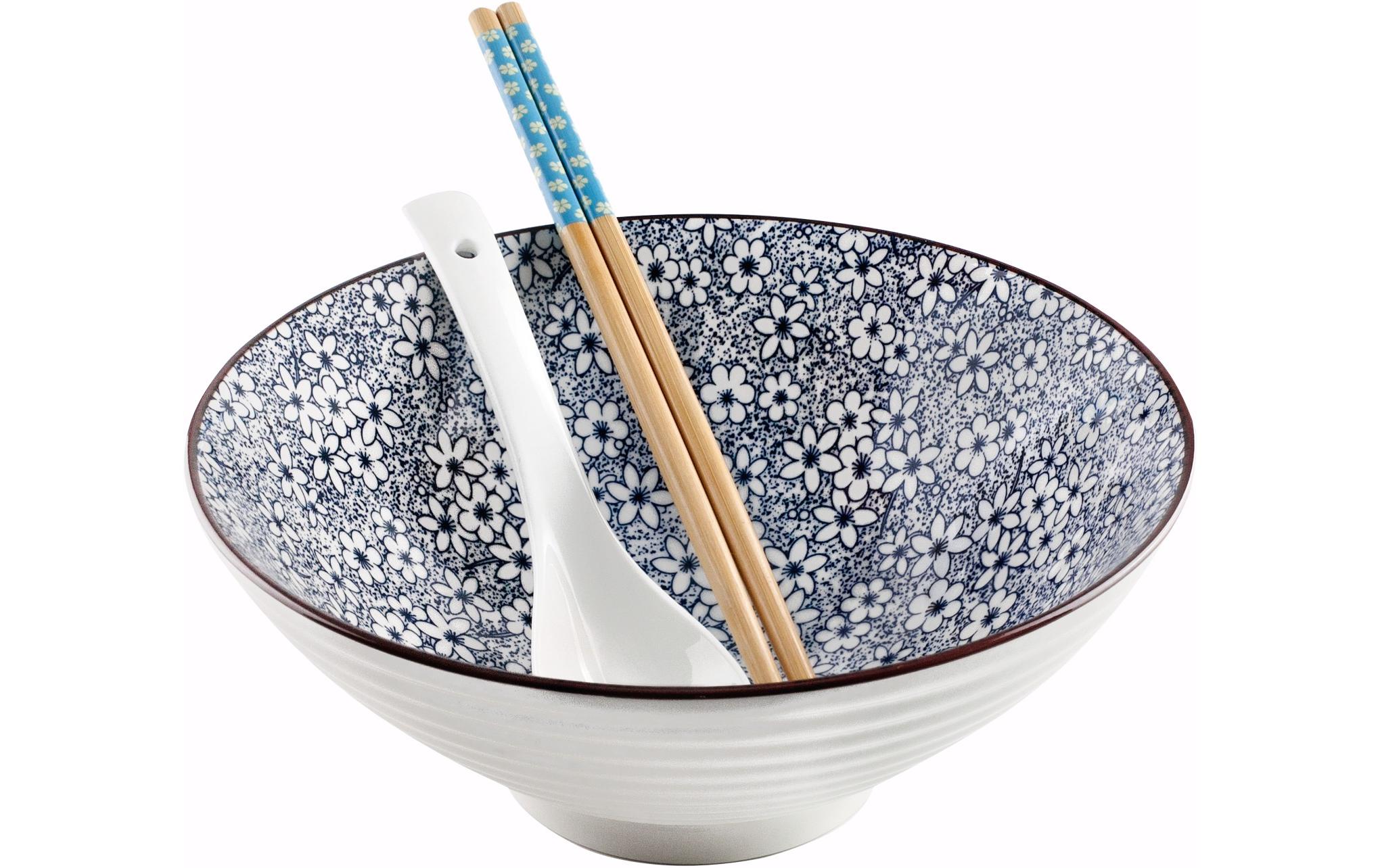 Ramen-Set Sapporo 1 Stück,Schwarz/WeissPerfekt für leckeren Ramen zu Hause