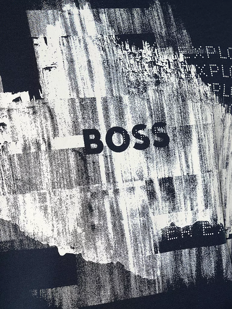 BOSS T-Shirt TE_ALIEN blau