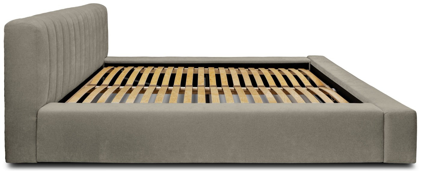 Trae Mobler Como 180 x 200 cm Gestoffeerd Bed Taupe