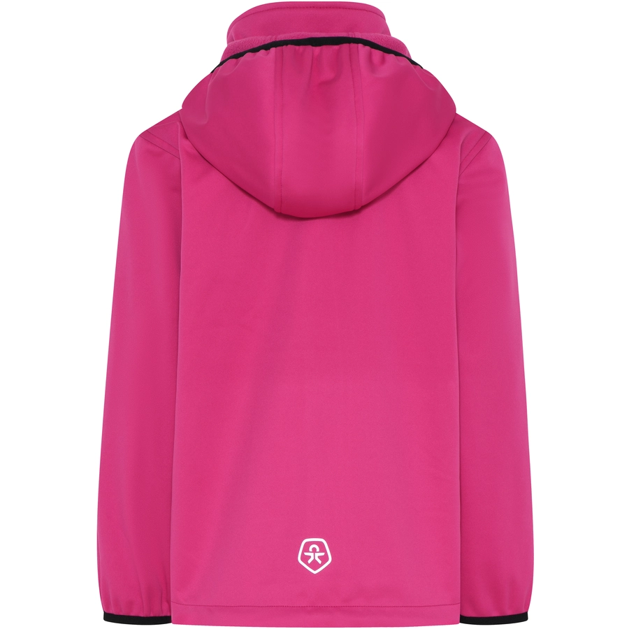 Color Kids Softshelljacke mit Fleece Festival Fuchsia