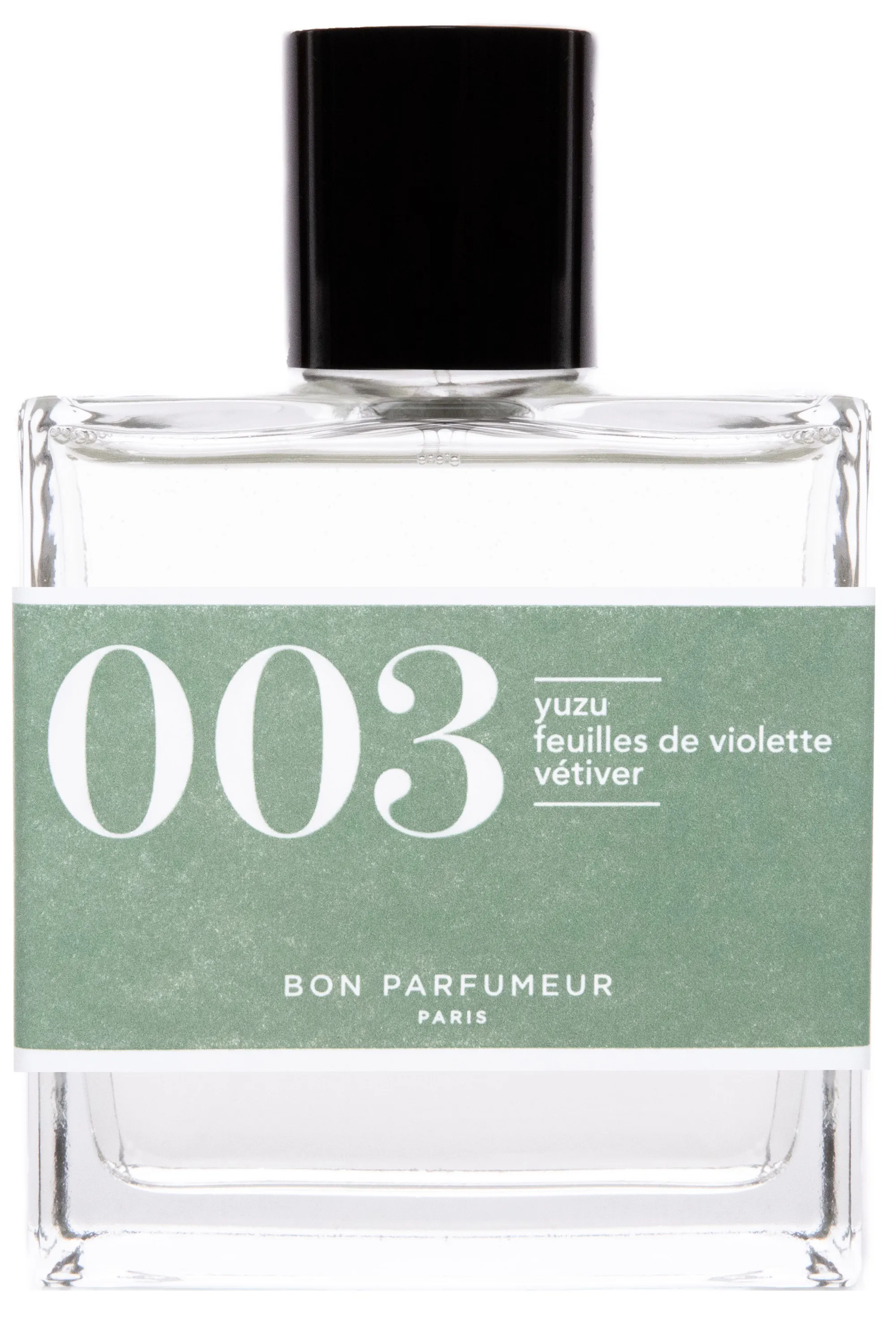 Bon Parfumeur Paris 003 Yuzu feuille de violette vétiver Eau de Cologne-100 ml