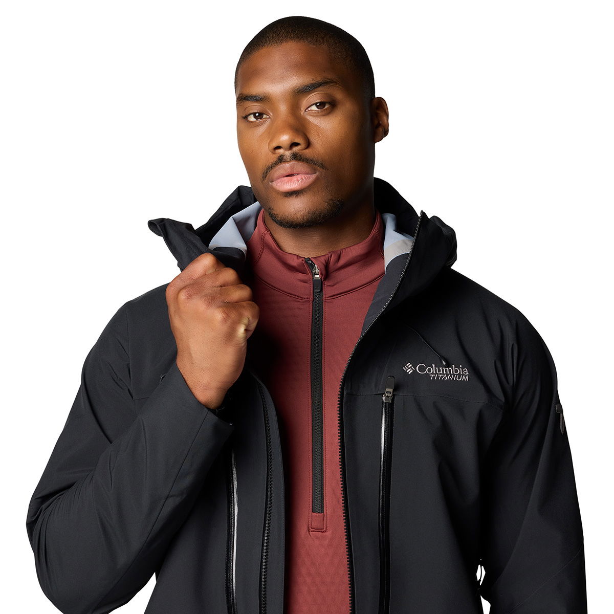 Columbia Platinum Peak II 3-lags skijakke, herre (Black)