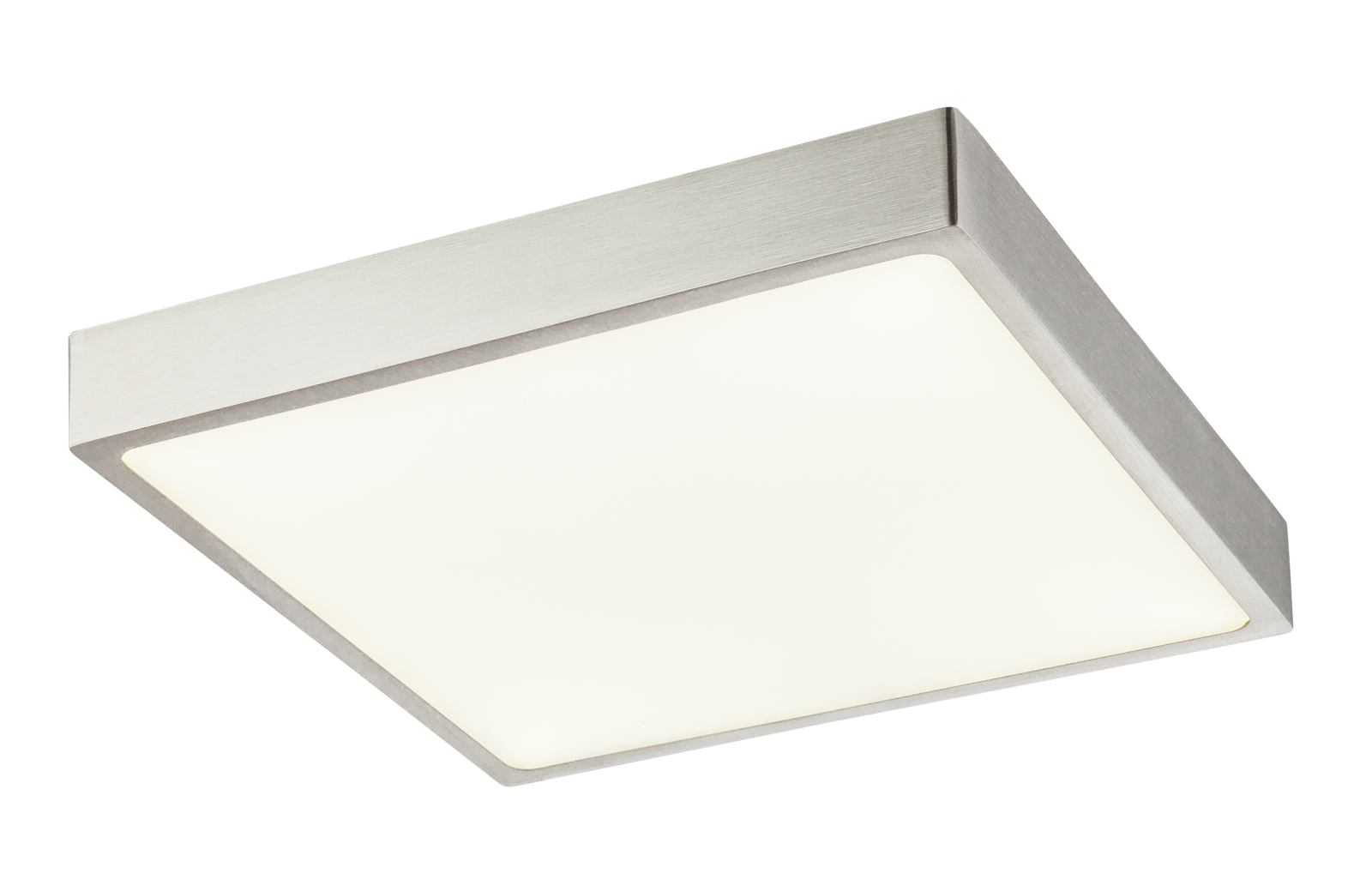 LED-Deckenleuchte - Nickel matt - dimmbar - 17 cm