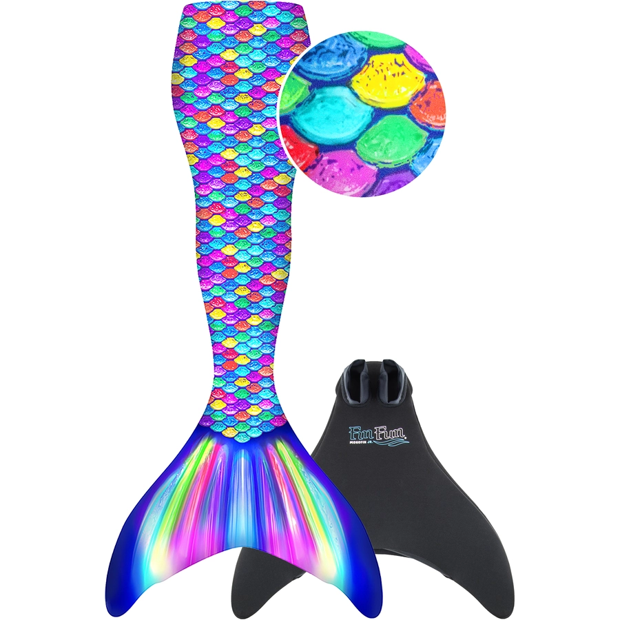 XTREM Toys and Sports Fin Fun Rainbow, Youth LXL (140-164)