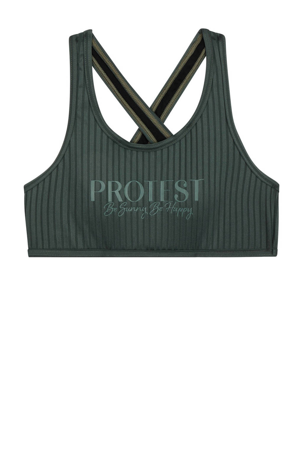 crop bikini PRTMOON JR olijfgroen