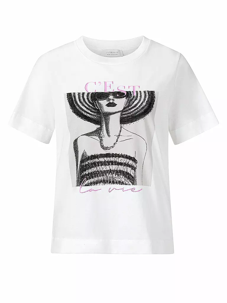 RICH & ROYAL T-Shirt weiss