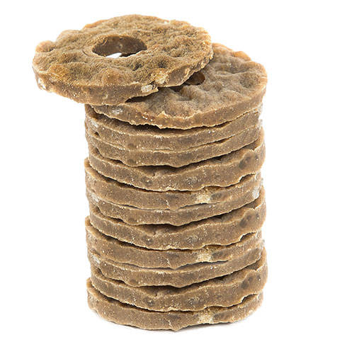 Algemas de couro natural premium para cães