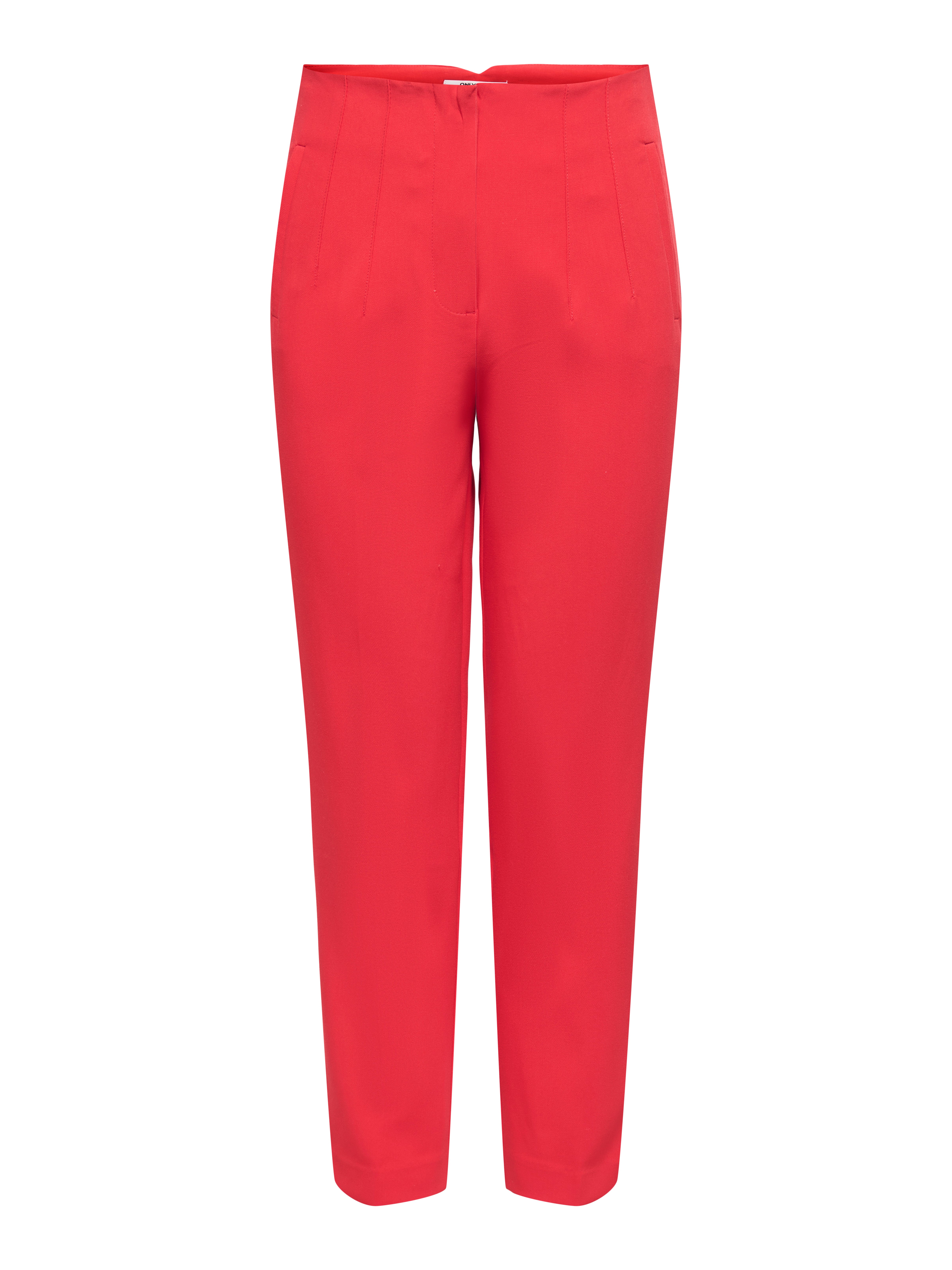 ONLRAVEN Hohe Taille Normal geschnitten Hose Mars Red