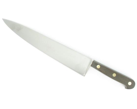 Cuisine 25 cm Canadien - INOX - Bois Noir Ref 909 Couteaux de cuisine professionnel
