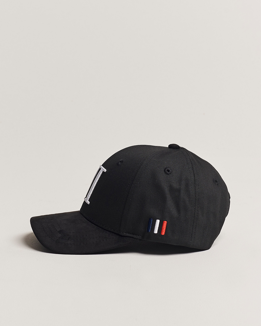 Les Deux Baseball Cap Suede II Black/White