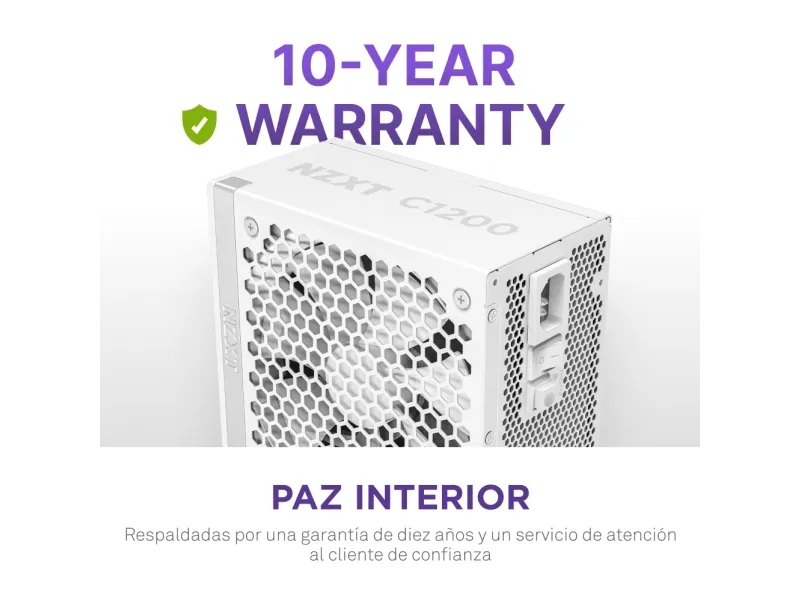 NZXT C1200 Gold, 1200 W, 100 - 240 V, 7 - 14 A, aktiv, 120 W, 1200 W