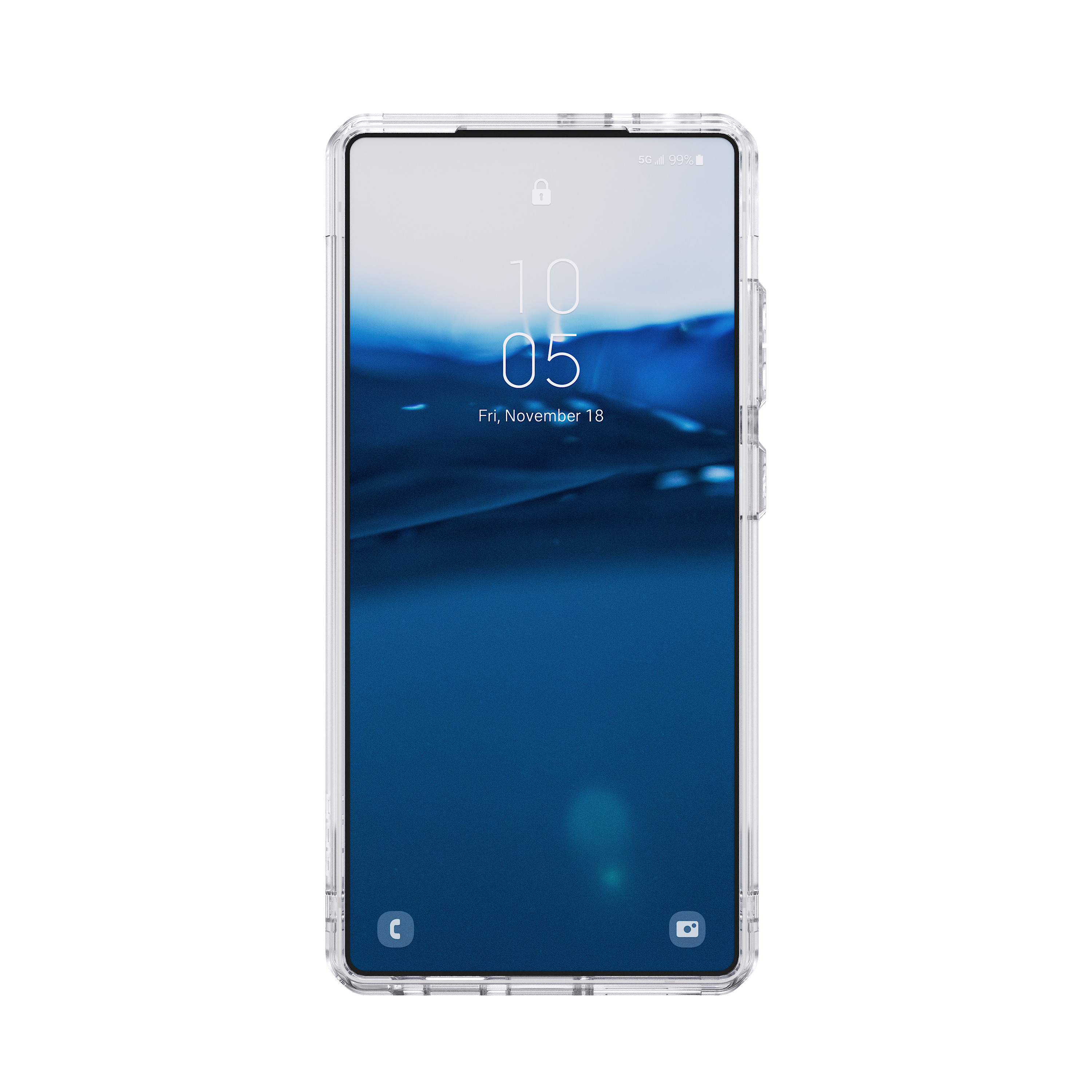 Samsung Galaxy S25 Schutzhülle Plyo Pro MagSafe-Modul (21448611404G) - Transparent (Schwarz)
