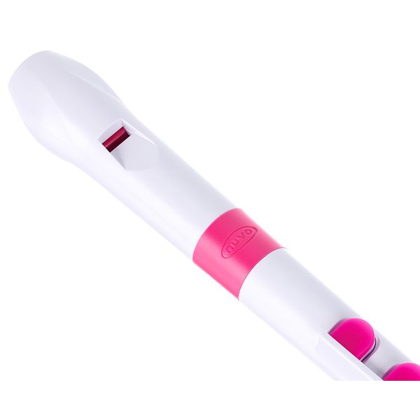 Nuvo Recorder+ Baroque white-pink