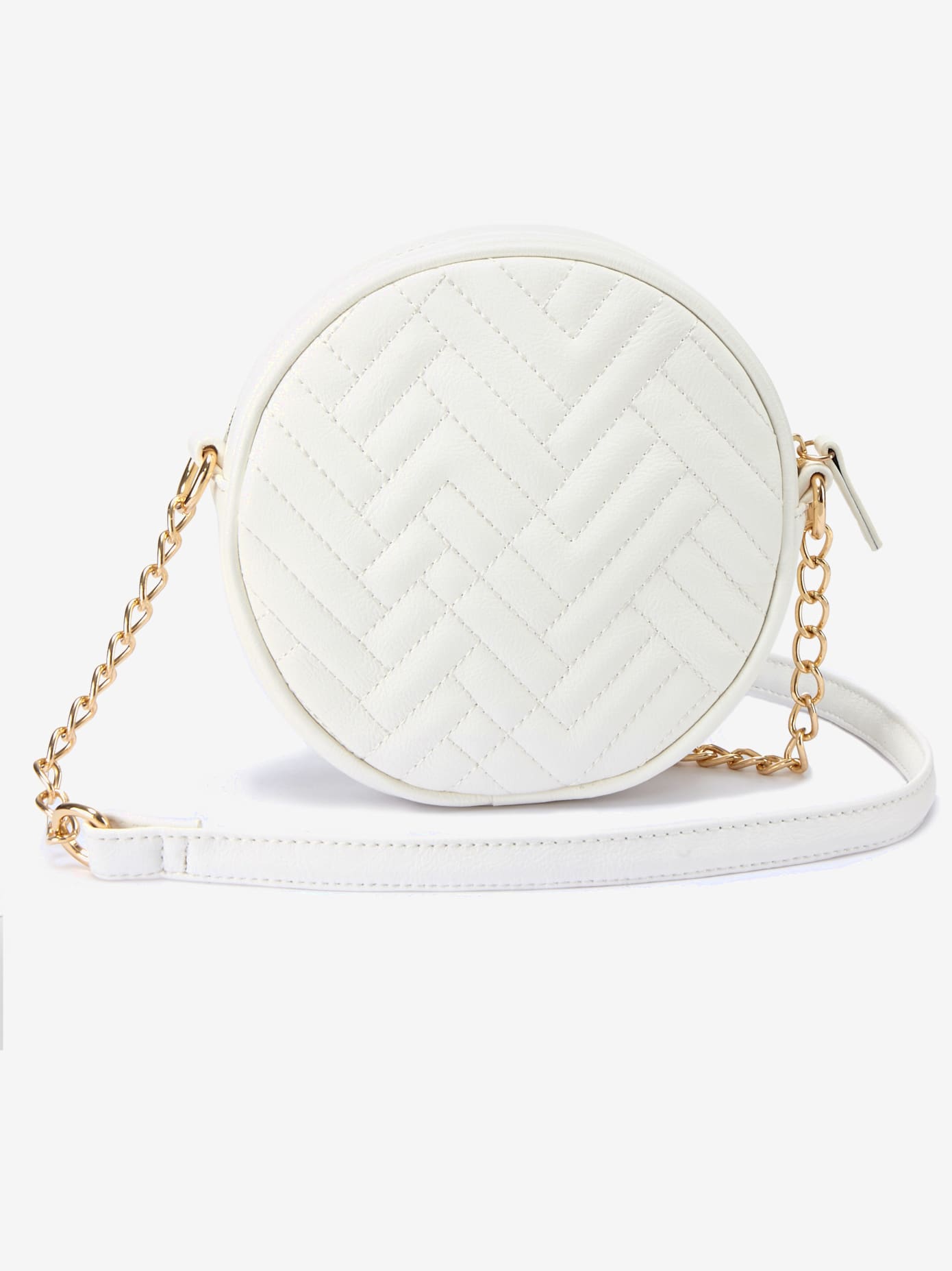 Sac en bandoulière mini-sac avec détails chaînes couleur or au niveau de l'anse
