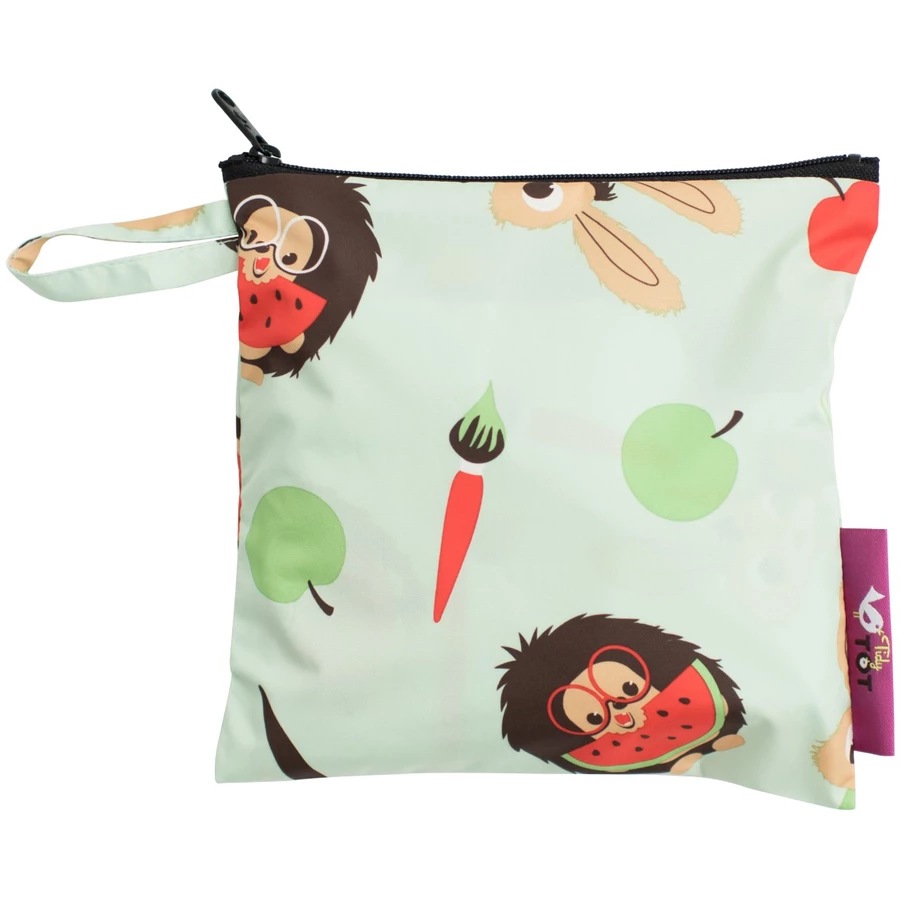 TidyTot Lätzchen Tidy Tot Overall Lätzchen Hase&Igel grün