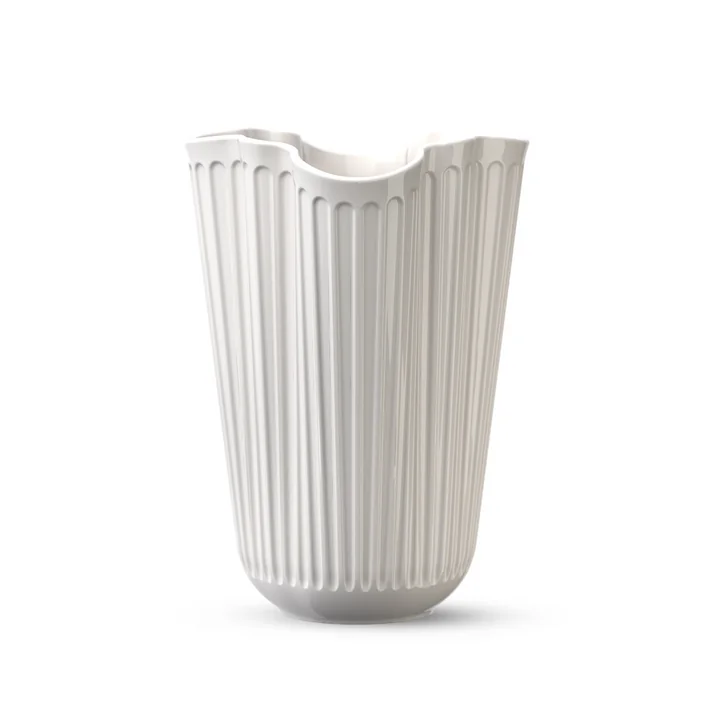 Kähler Design - Hammershøi Unfold Vase, H 16,5 cm, weiss