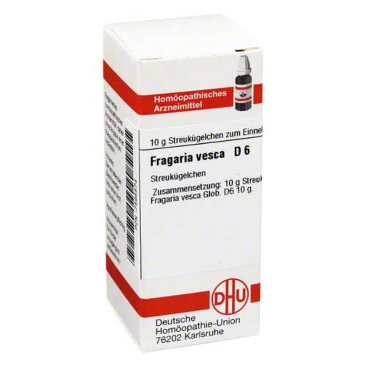 DHU Fragaria vesca D 6 Globuli, 10 g