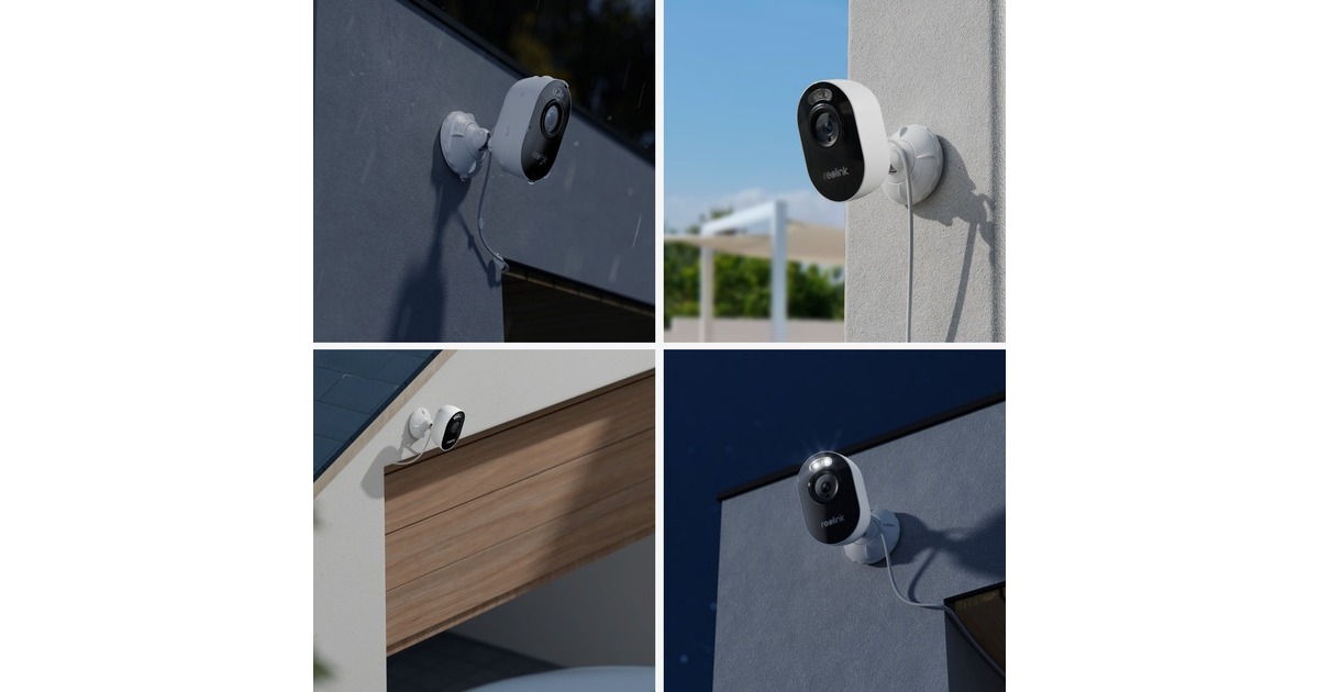 ReolinkLumus Series E430 outdoor beveiligingscamera  (Wit, 4 MP, Dual-Band WLAN)