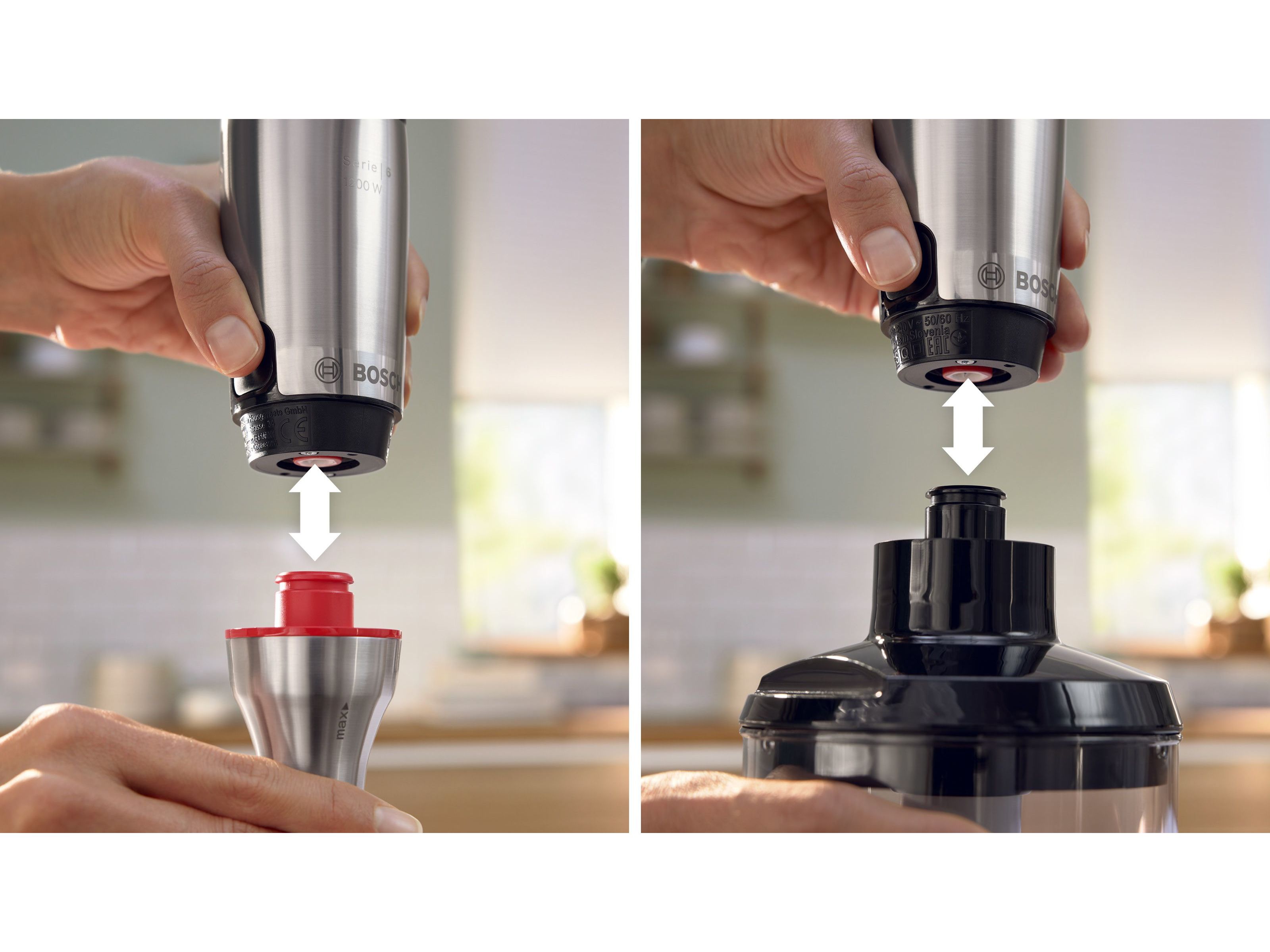 VARINHA MÁGICA COM ACESSÓRIOS BOSCH MSM6M821 ERGOMASTER (1200 W - INOX)