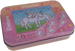 Döll Heftpflaster 19 x 72 mm Einhorn Dose, 20 Stück