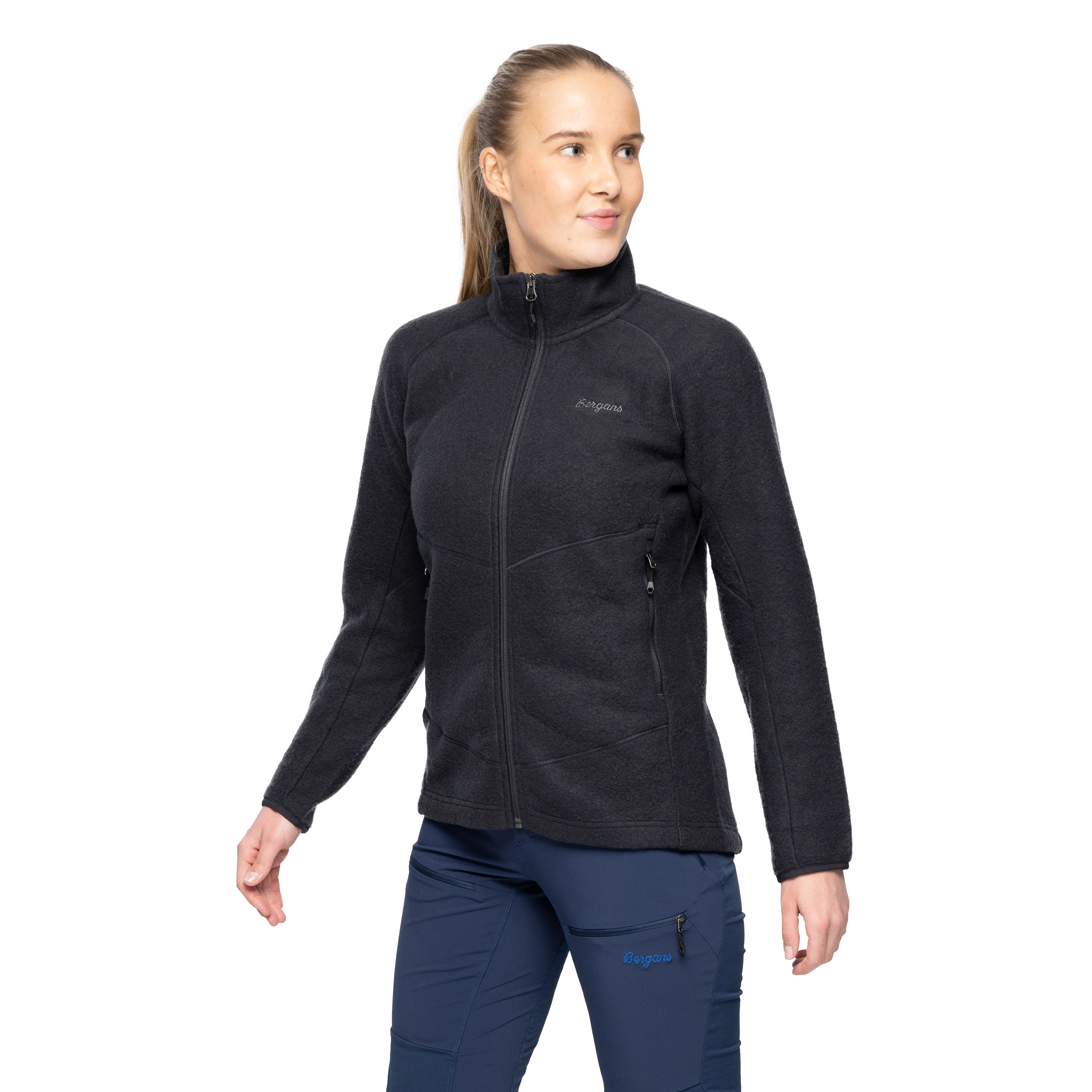 Rabot Merino Fleece Midlayer Jacket Women Dark Shadow Grey