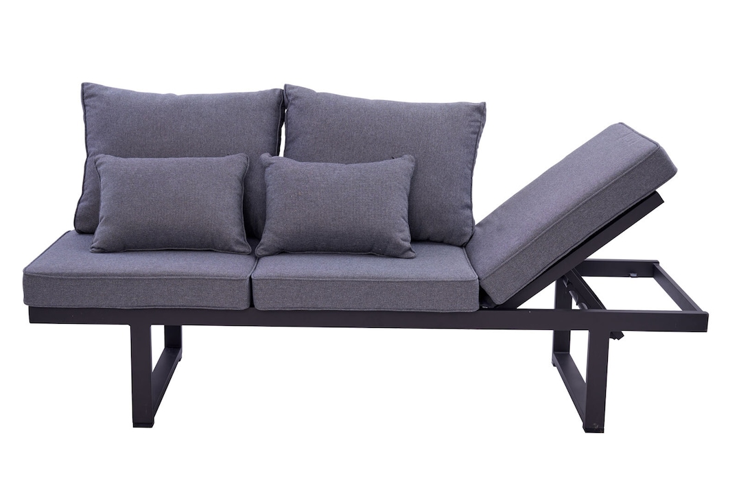 Garden FLAIR Gartensofa LINA anthrazit /grau