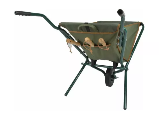 Brouette pliable en fer et polyester