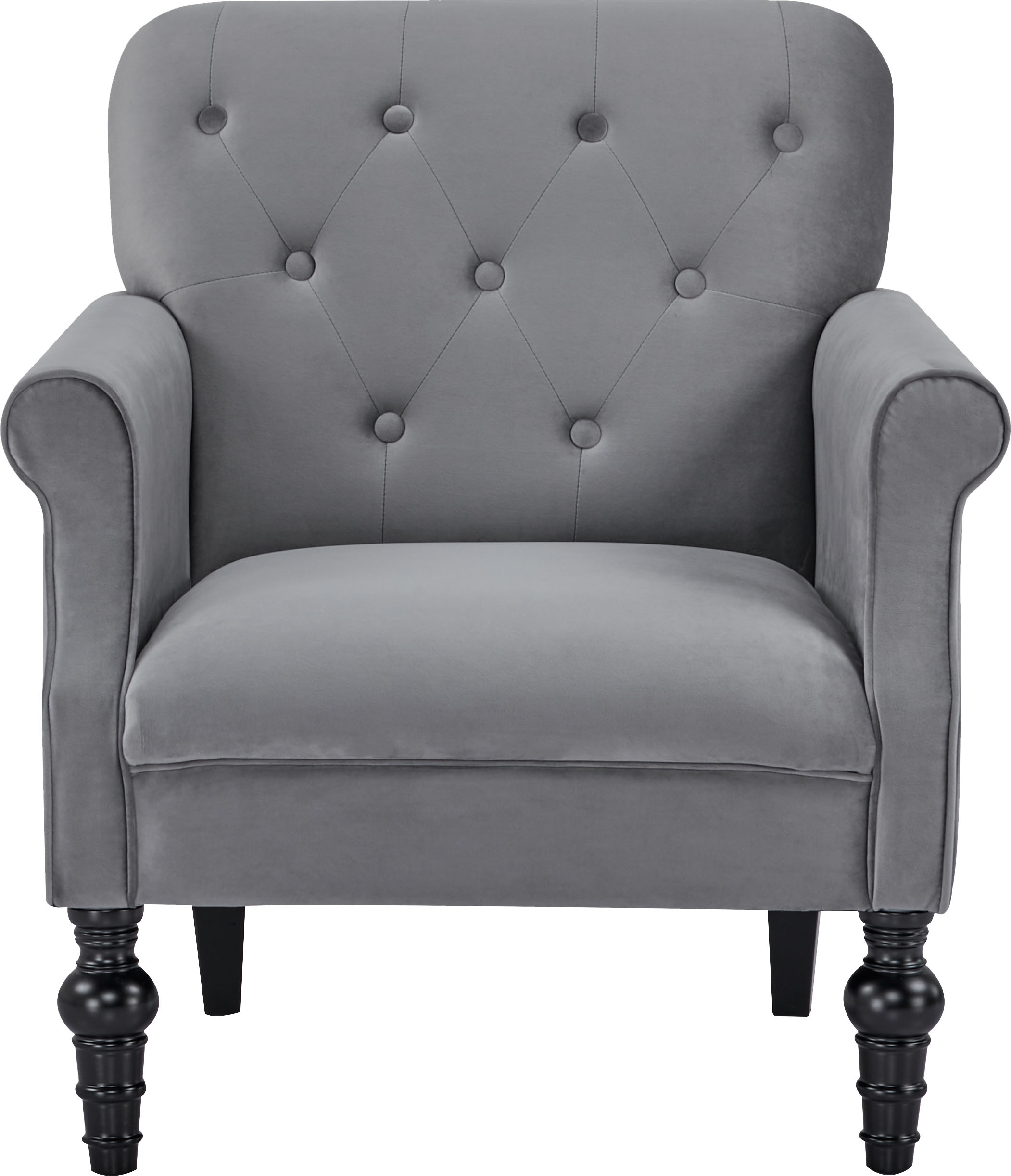 Home affaire Sessel »RANNA, Sessel Wohnzimmer in Chesterfield-Optik« mit Knopf-Steppung, in Samt und Webstoff
