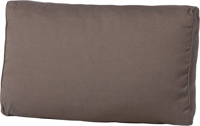 Madison soft lounge rugkussen rib taupe 60 x 40 x 7 cm