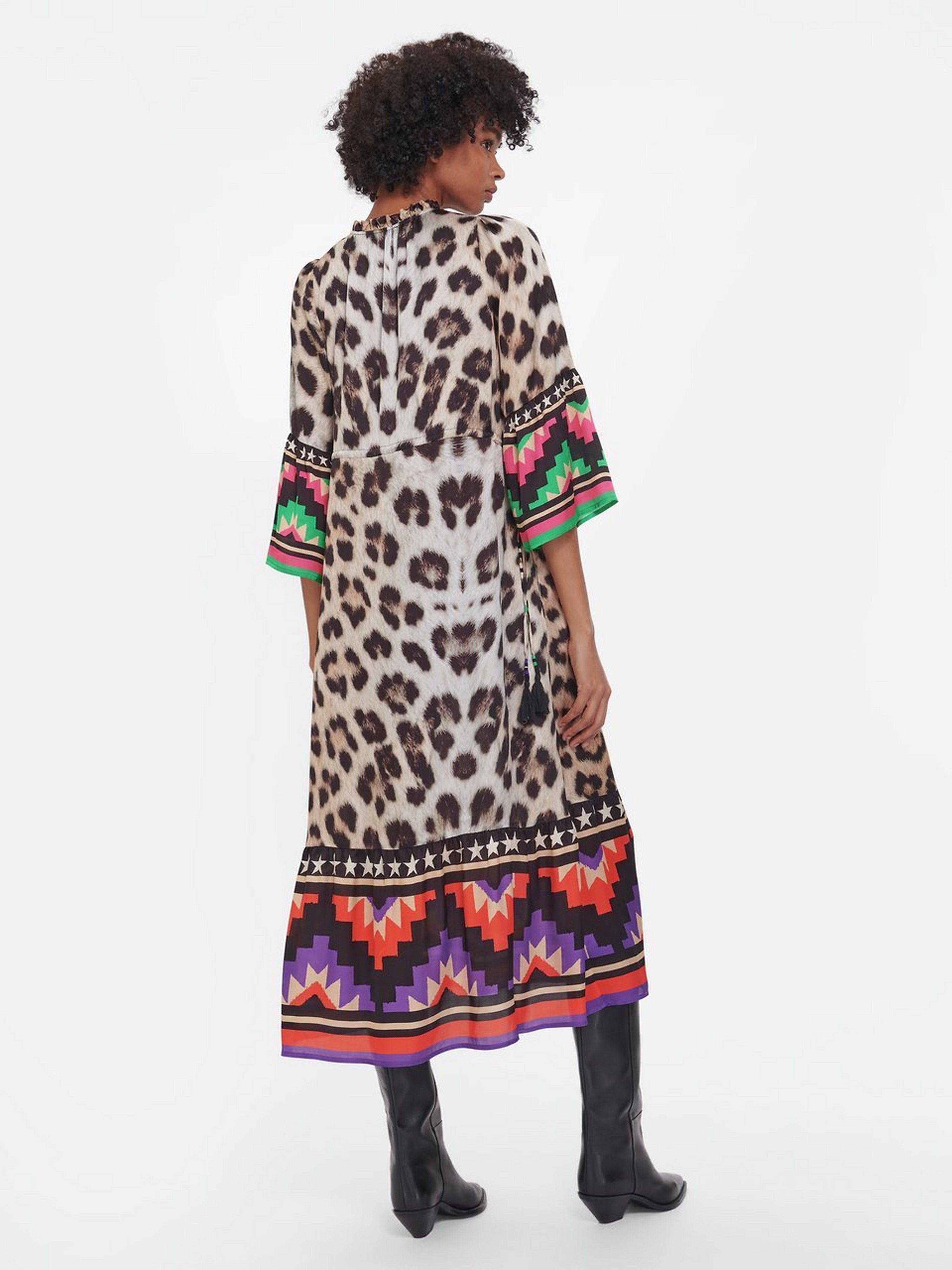 Kleid mit Animal-Muster