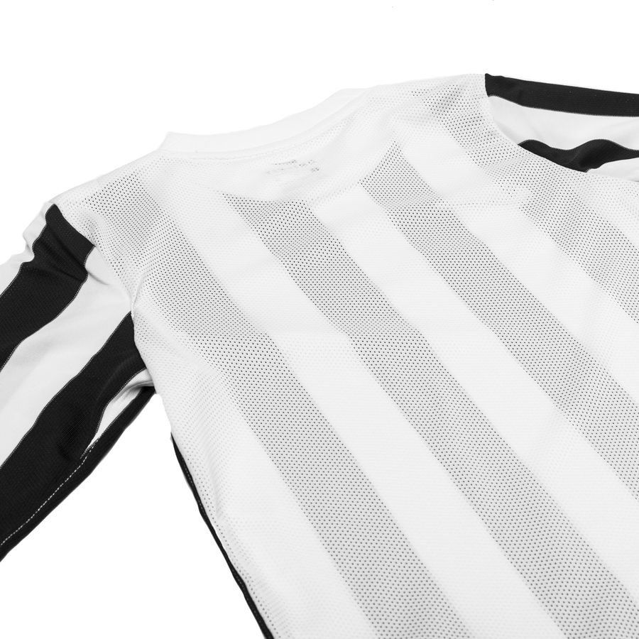 Nike Maillot Dri-FIT Striped Division IV - Blanc/Noir Manches Longues Enfant