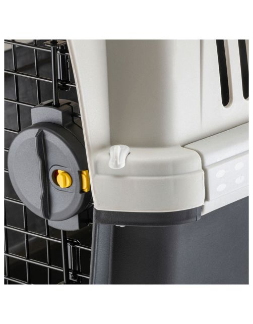 Ferplast Reismand Clipper 1 - Kattenvervoersbox - 50x33x32 cm Wit Zwart