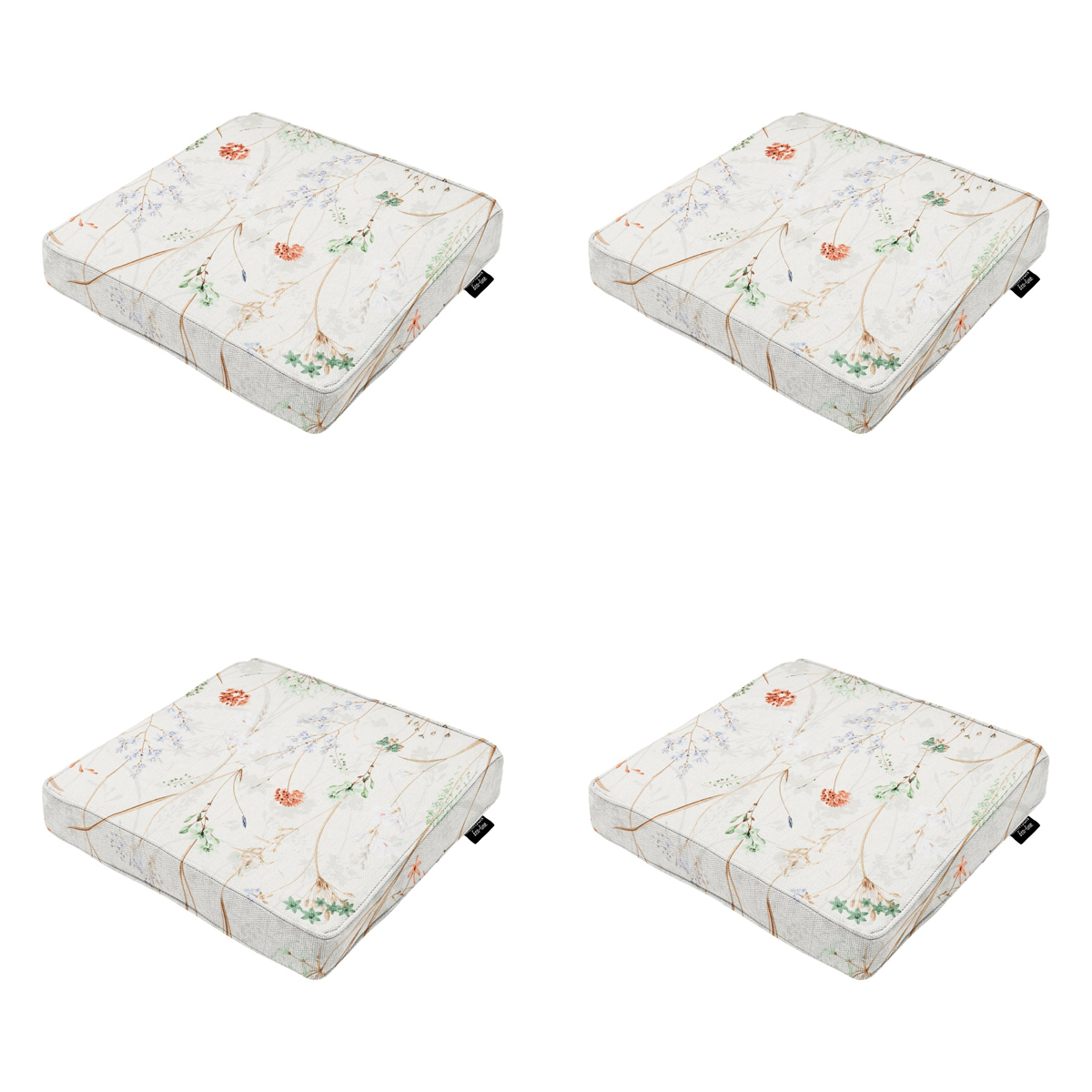Madison Donna natural canvas eco+ Zitkussen - Set van 4