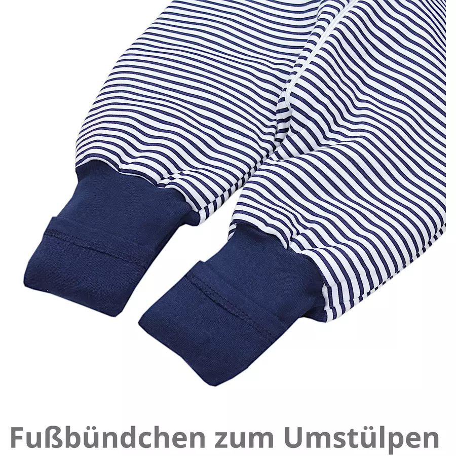 TupTam Winter Babyschlafsack mit Beinen 2,5 Tog dunkelblau