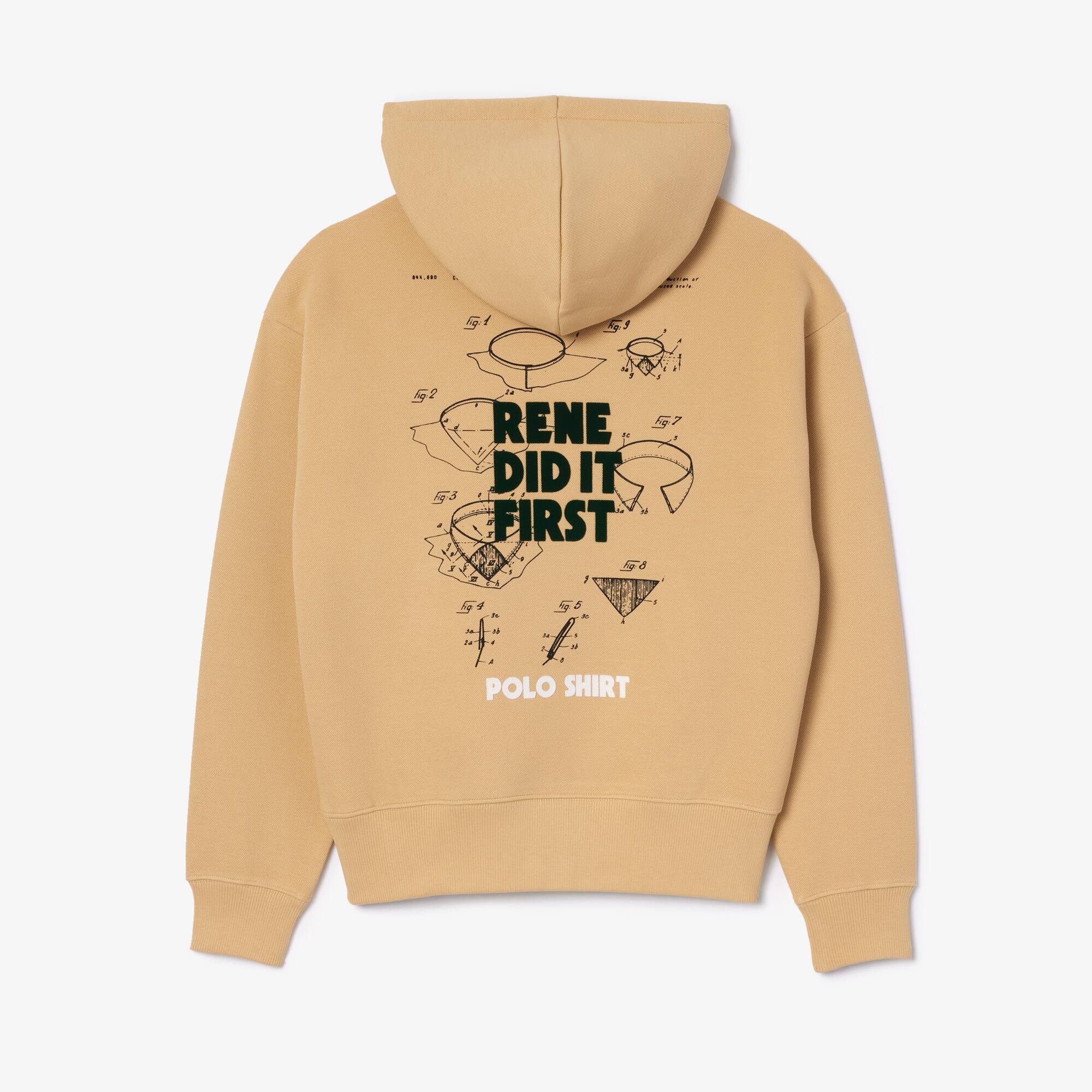 Jogging-Hoodie aus Double Face Piqué Sweatshirts - Beige - Lacoste - Unisex