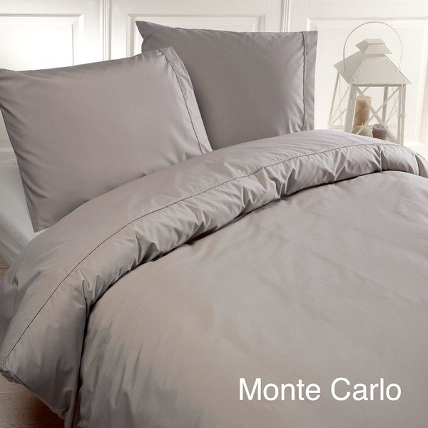 Dekbedovertrek eenpersoons Monte Carlo grijs