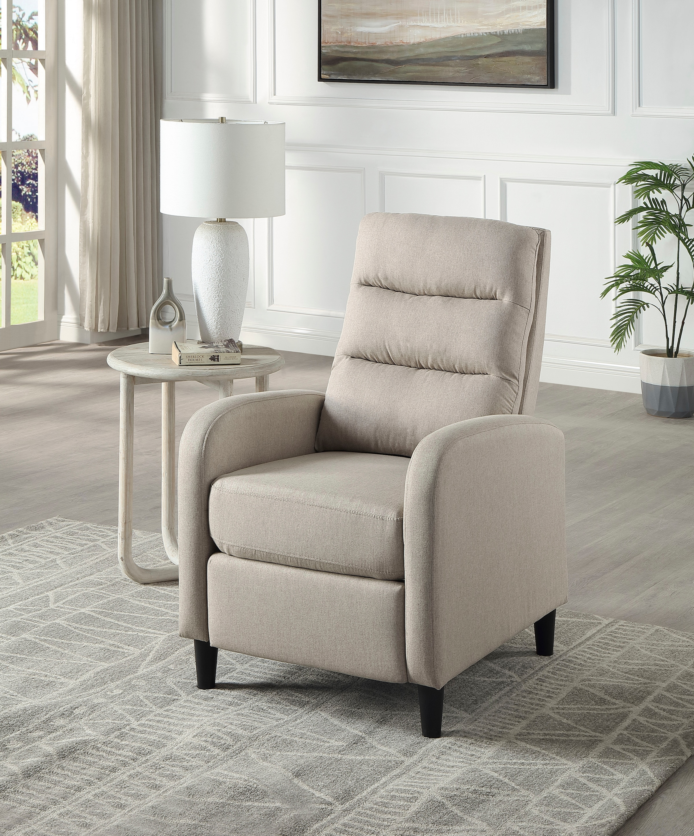 ATLANTIC home collection Relaxsessel »Tiago« mit Körperdruck aktivierbarer Relaxfunktion, Wellenunterfederung