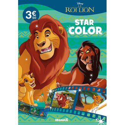 Disney le roi lion - star color (simba, mufasa etscar)