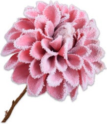 Silk-Ka kunstbloem Dahlia paars 55 cm