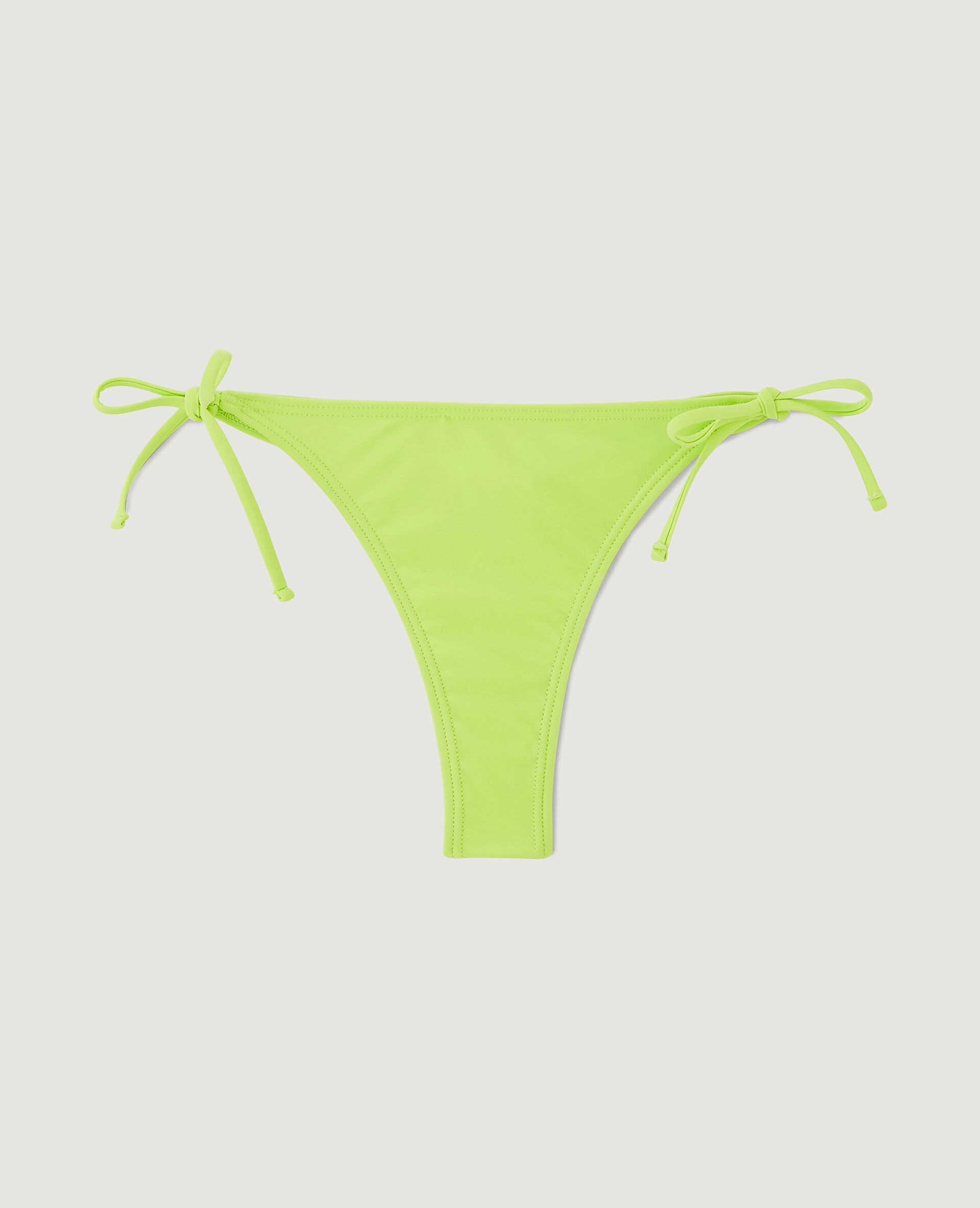 Bas de maillot tanga avec nouettes - Vert