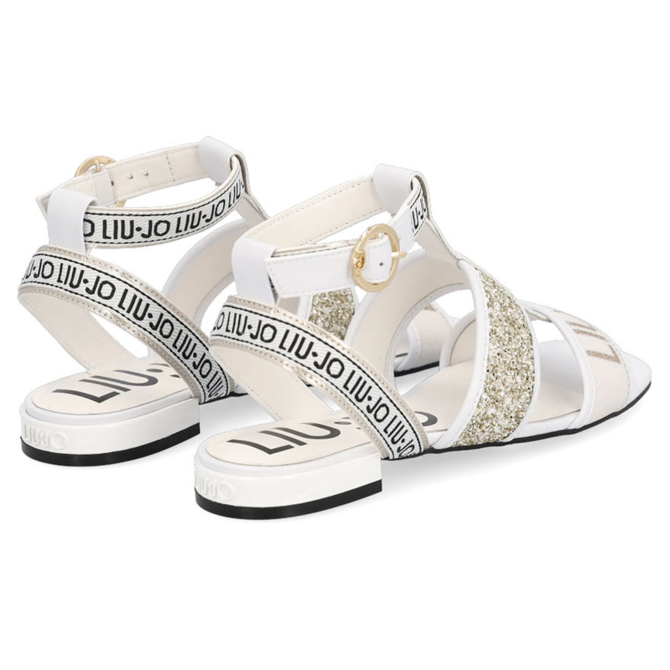 Liu-Jo Sandales en Cuir Astra blanches