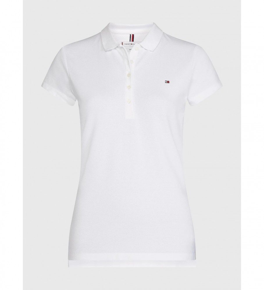 Polo Tommy Hilfiger Heritage Slim branca