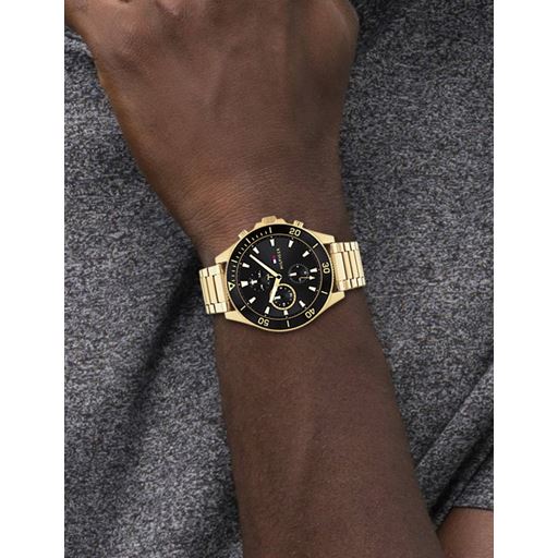 Tommy Hilfiger Larson 1791919 Herreur, Guld, 46 mm