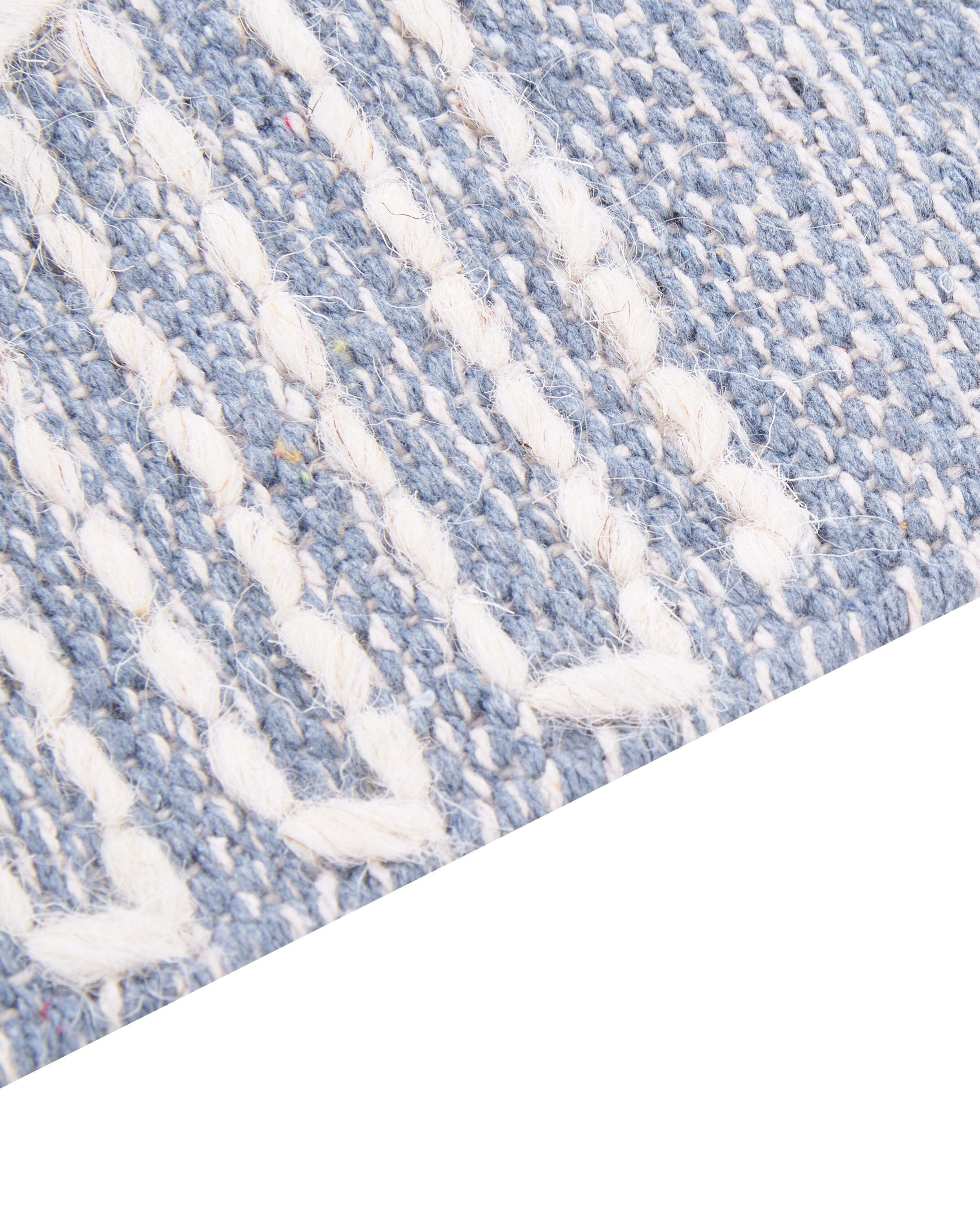 Vloerkleed ANSAR Blauw 160 x 230 cm Katoen