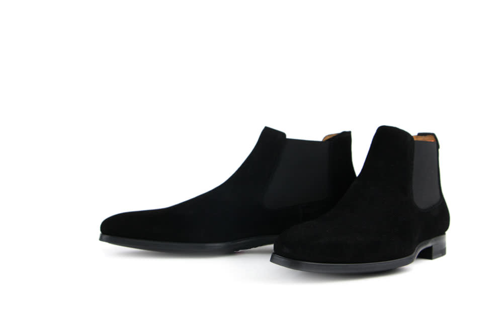 Magnanni Chelsea Boots Zwart Shaw II Crosta